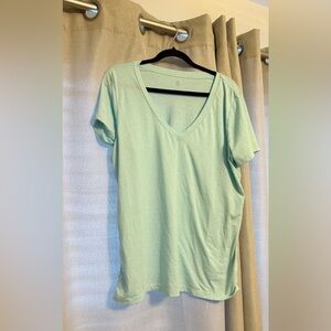 GAP Soft Mint V-Neck Tee